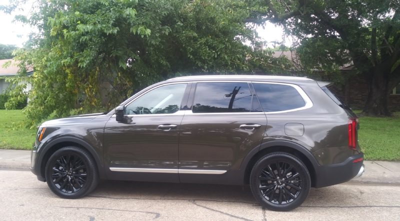 Kia Telluride In Front Of Trees 