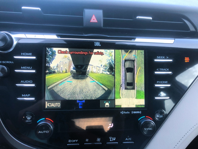 The 2020 Camry Hybrid Xle Is Stocked With Safety Features Like This Impeccably Crisp Birdseye View Camera.