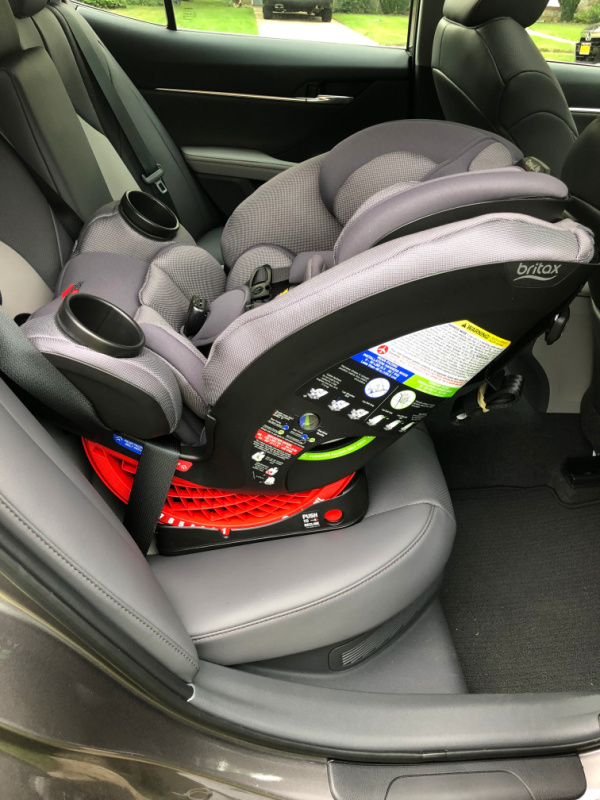 The 2020 Toyota Camry Hybrid Xle Is A Safe, Fun-To-Drive, Cost-Efficient Hybrid 4-Door Sedan For Small Families And Everyone In Between. With Britax One4Life Car Seat Installed