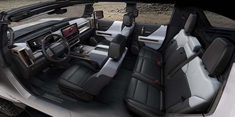 The Rear Seat Definitely Has Room For Car Seats! Photo: Hummer