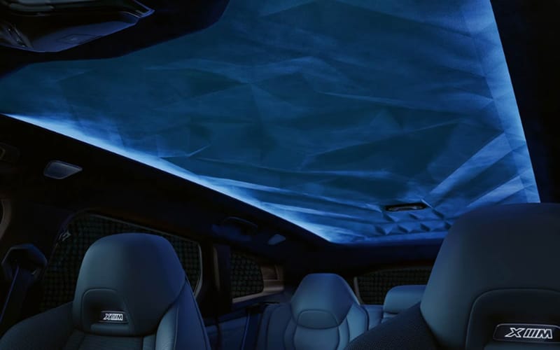 Instead Of A Panoramic Sunroof You Get An Alcantara Headliner With Geometric Shapes And Ambient Lounge-Like Lighting. Photo By Bmw Usa