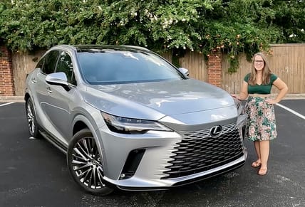 The Front View Of The Beautiful Lexus Rx350H. Photo: Holli Tourniquet