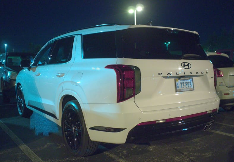 2024 Hyundai Palisade Calligraphy Night Edition At Night