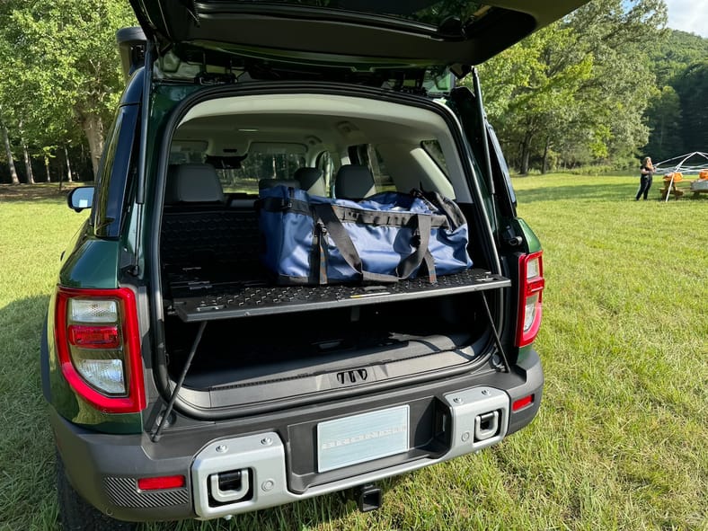 A Flexible Cargo Area In The 2025 Ford Bronco Sport