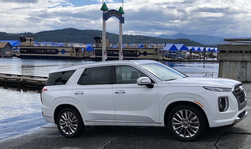 White Hyundai Palisade Waterside 