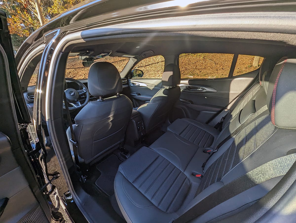 Back Seat Of The Dodge Hornet 