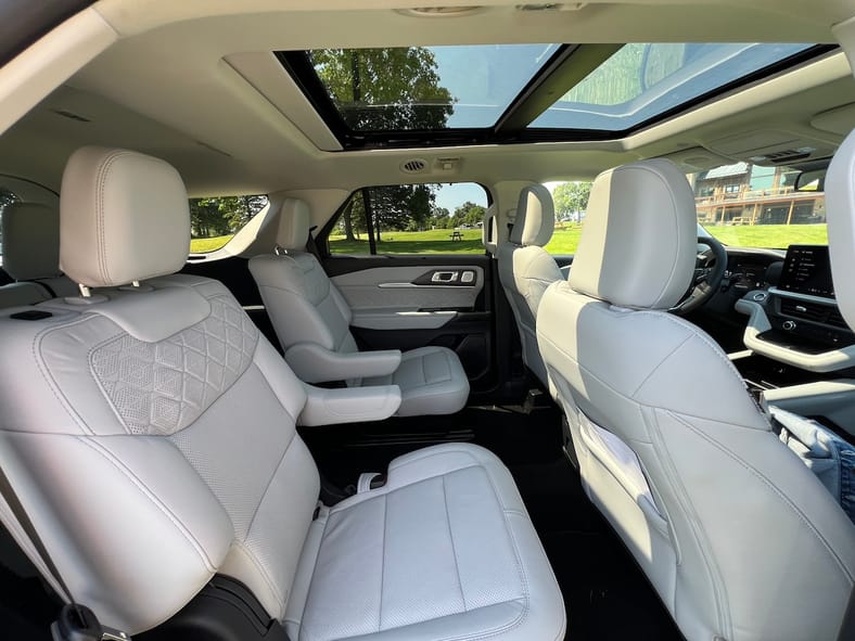 Center Row Seats Are Comfortable In The 2025 Ford Explorer