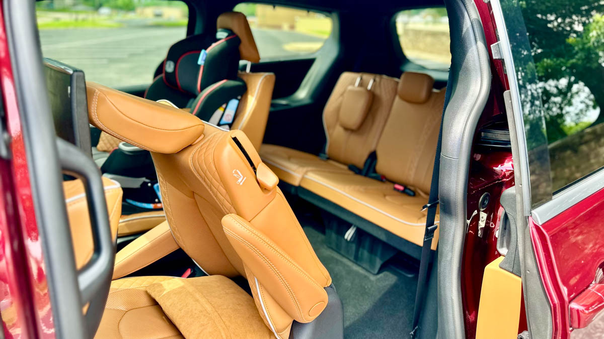 Getting Into The Third Row Is Easy In The Chrysler Pacifica Ehybrid Pinnacle