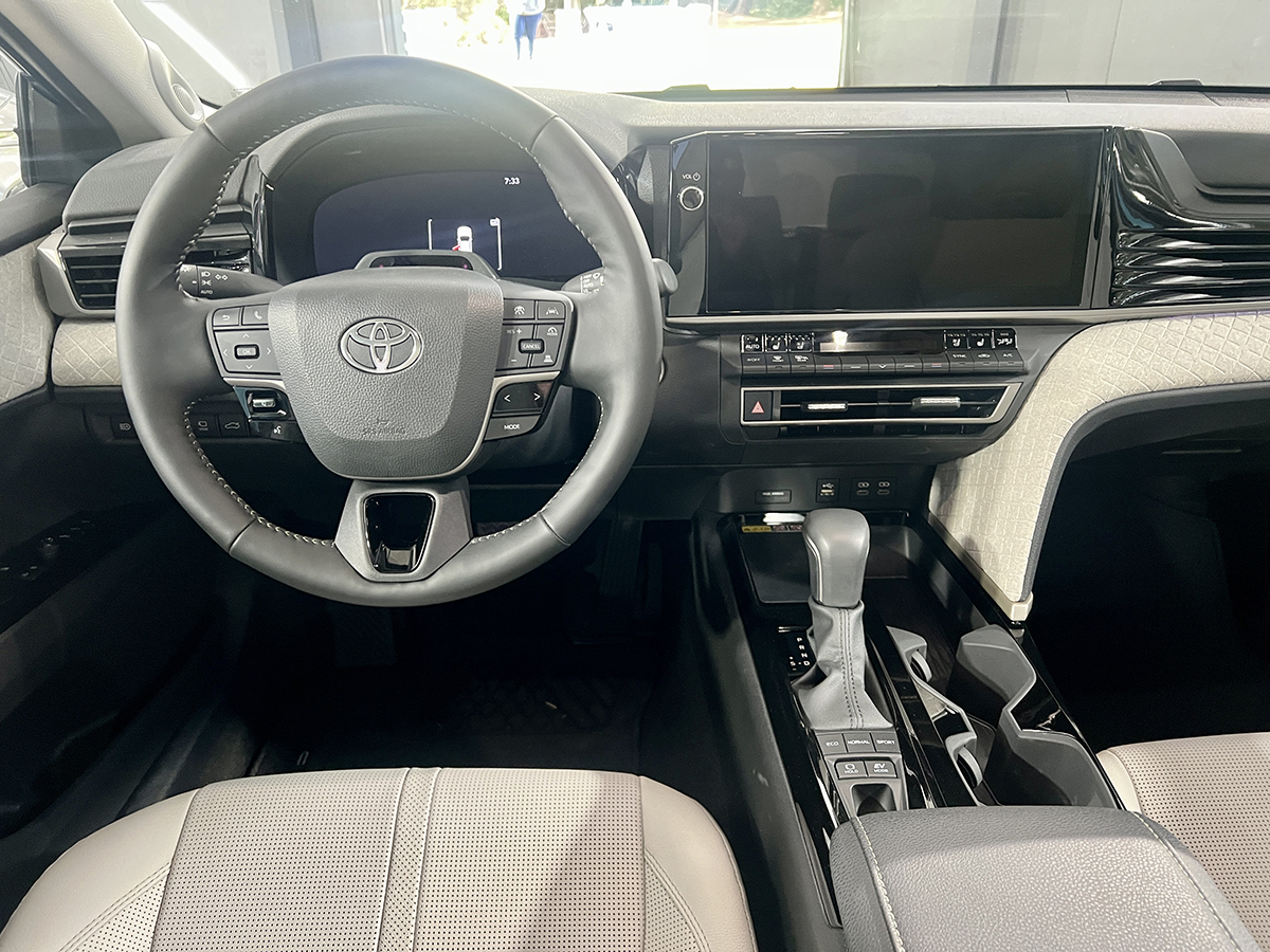 Dashboard Views Of The Toyota Camry. Photo: Connie Peters