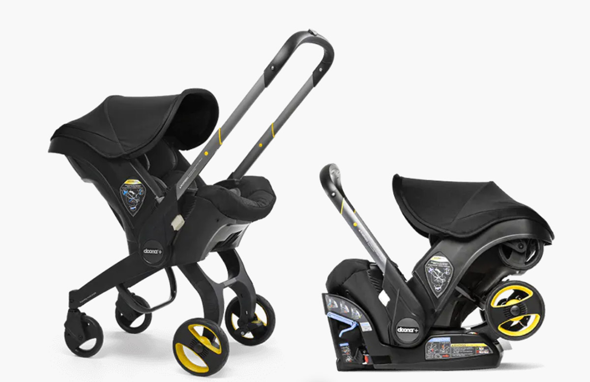 The Doona Baseless Car Seat Brilliantly Converts Into A Stroller. 