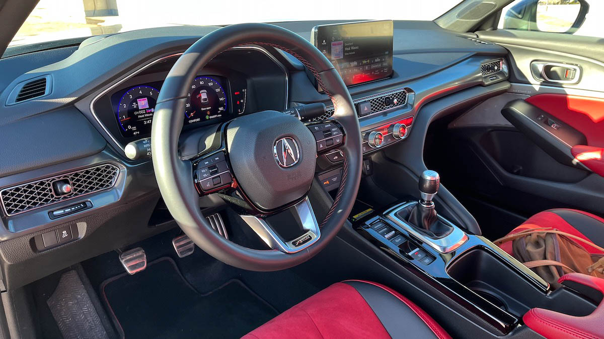 A Girls Guide To Cars | 2023 Acura Integra A-Spec Review - A Fabulous Nod To Its Younger Self - Front Row Of The Acura Integra A Spec