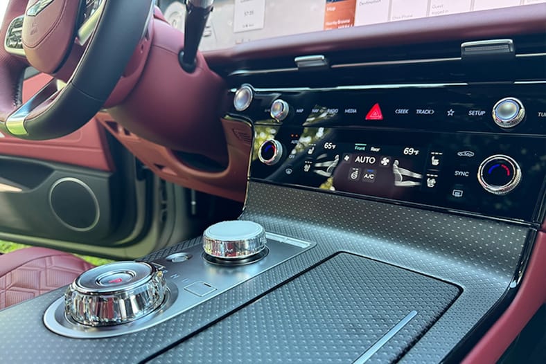 An Elegant Command Center Genesis G80