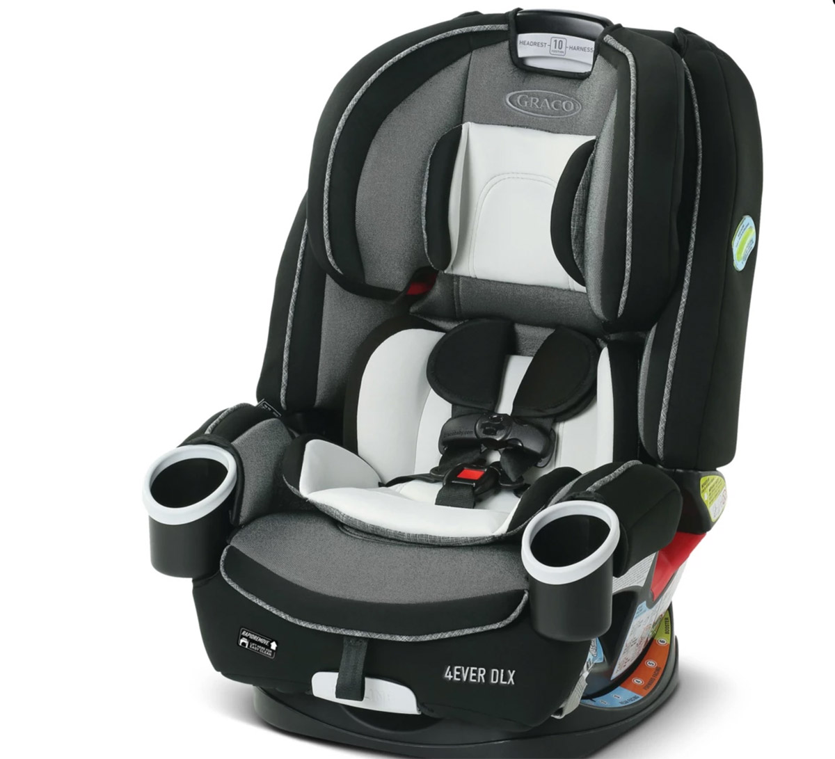 The Graco 4Ever Dlx 4 In One Baseless Car Seat.