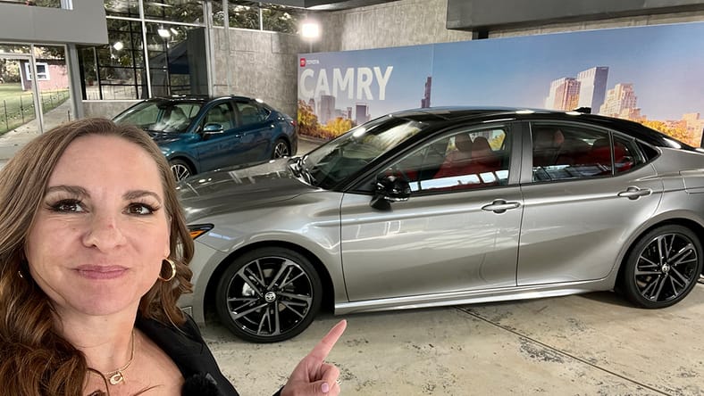 Here Comes The 2025 Toyota Camry. Photo Connie Peters