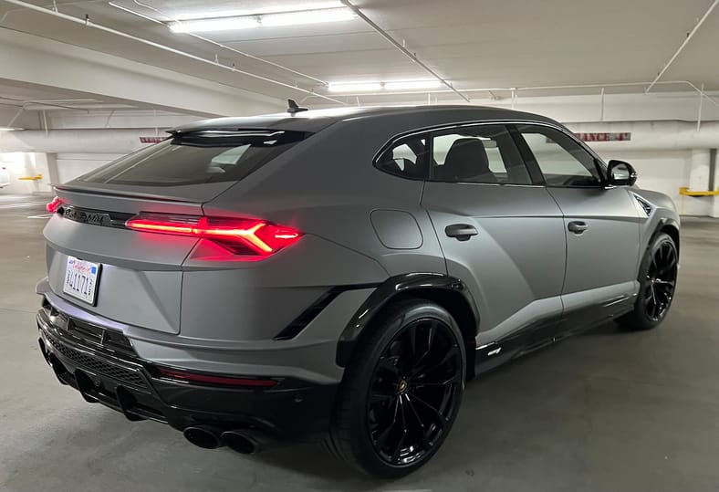 Iconic Tail Lights Mark The Rear Of The Lamborghini Urus S