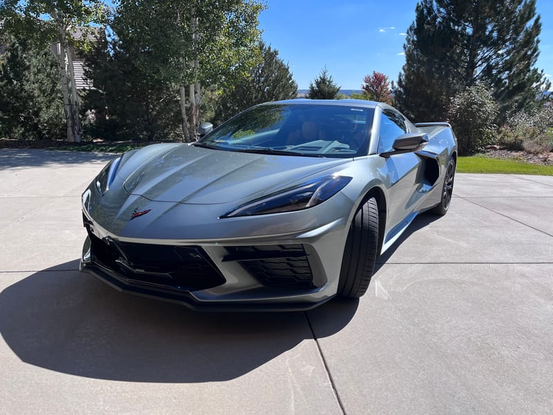 The Front End Of The 2023 Chevrolet Corvette Stingray. Photo: Sara Lacey