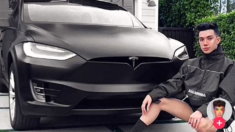 James Charles Tesla X