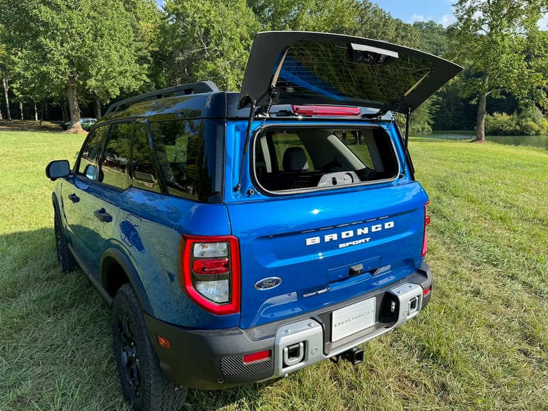 Just The Glass Opens In The 2025 Ford Bronco Sport