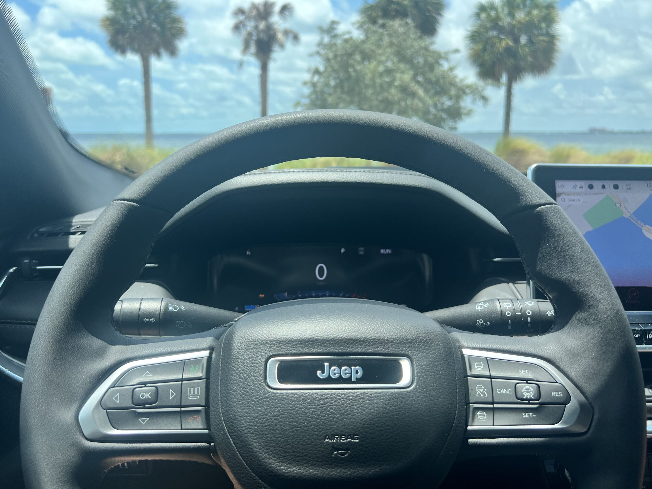 Many Controls Are Found On The Jeep Compass Steering Wheel