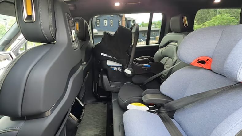 Rivian R1S Suv Best Child Car Seats