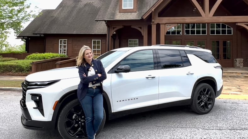 Scotty Reiss With The 2024 Chevrolet Traverse. American Luxury Suvs