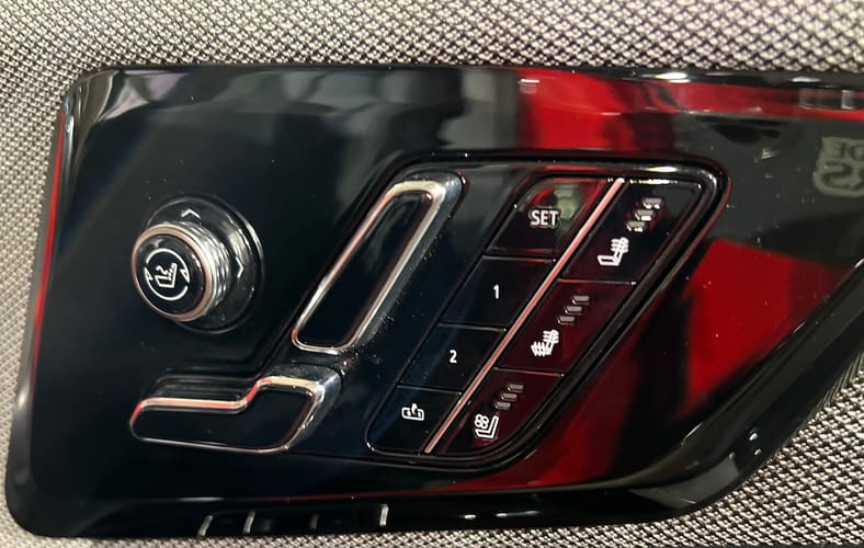 Seat Controls Are On The Door In The 2025 Cadillac Optiq