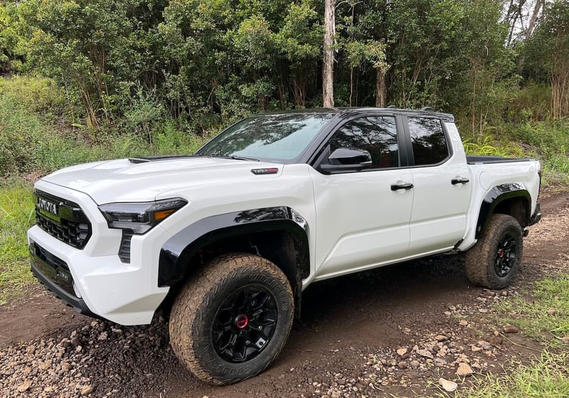 The 2024 Toyota Tacoma Trd Pro Is Sharp In Black And White