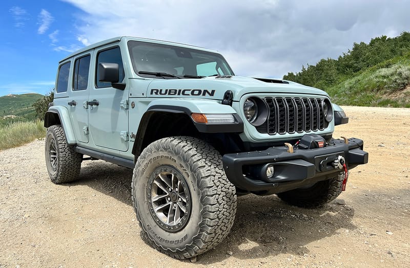 The Absolutely Gorgeous Jeep Wrangler Rubicon 392 In Earl Grey. Photo By Allison Bell