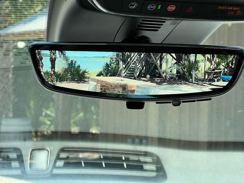 The Digital Rear View Mirror In The 2024 Gmc Acadia