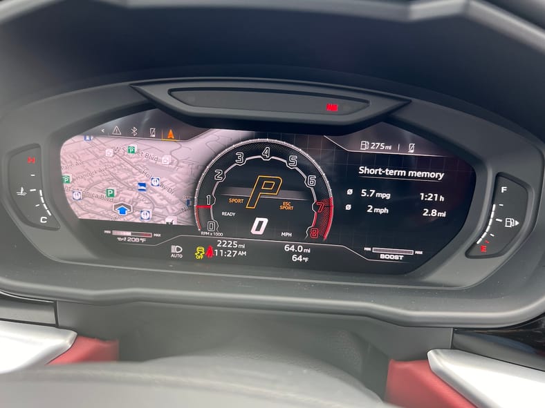 The Driver Display In The Lamborghini Urus S