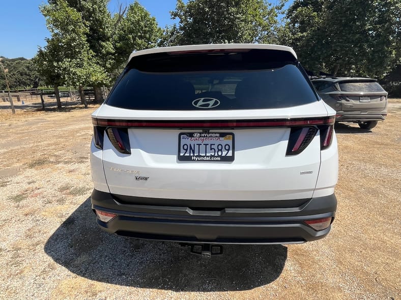 The Familiar Rear End Of The 2025 Hyundai Tucson