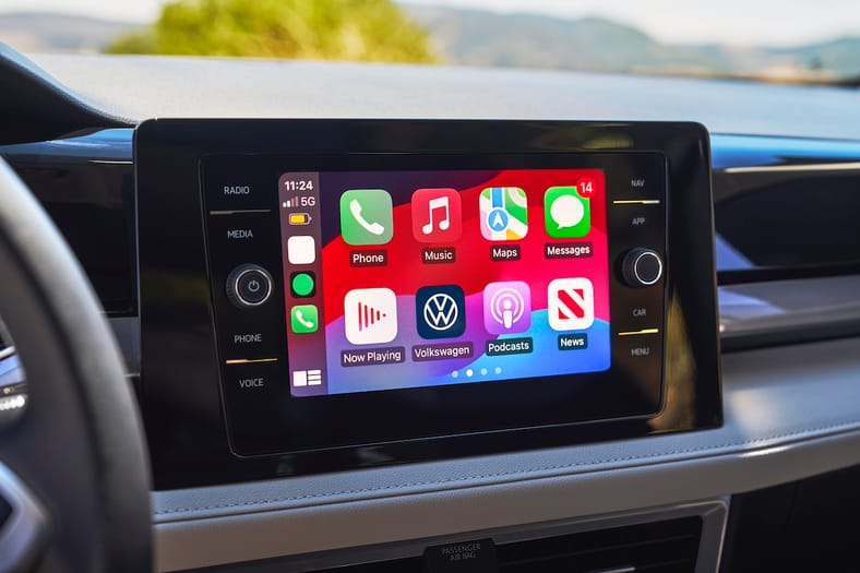 The Floating 8 Touch Screen In The 2025 Vw Taos