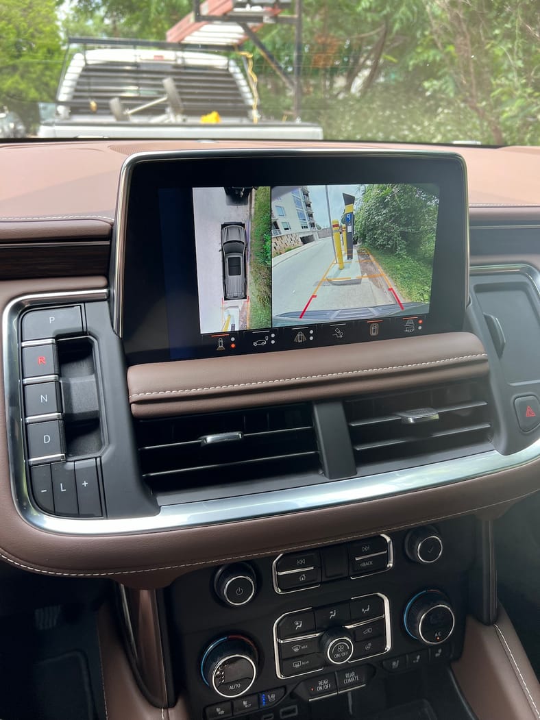 The Forward, Rear And Side Cameras Are Priceless For Parking The Chevrolet Suburban