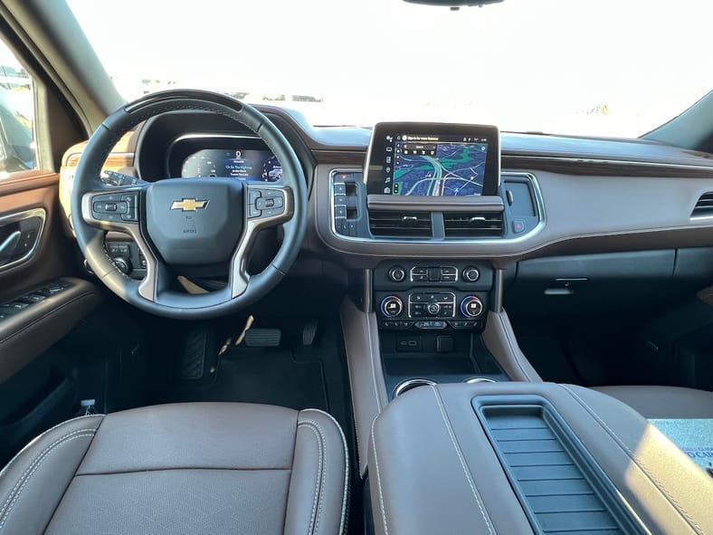 The Front Cabin In The Chevrolet Suburban