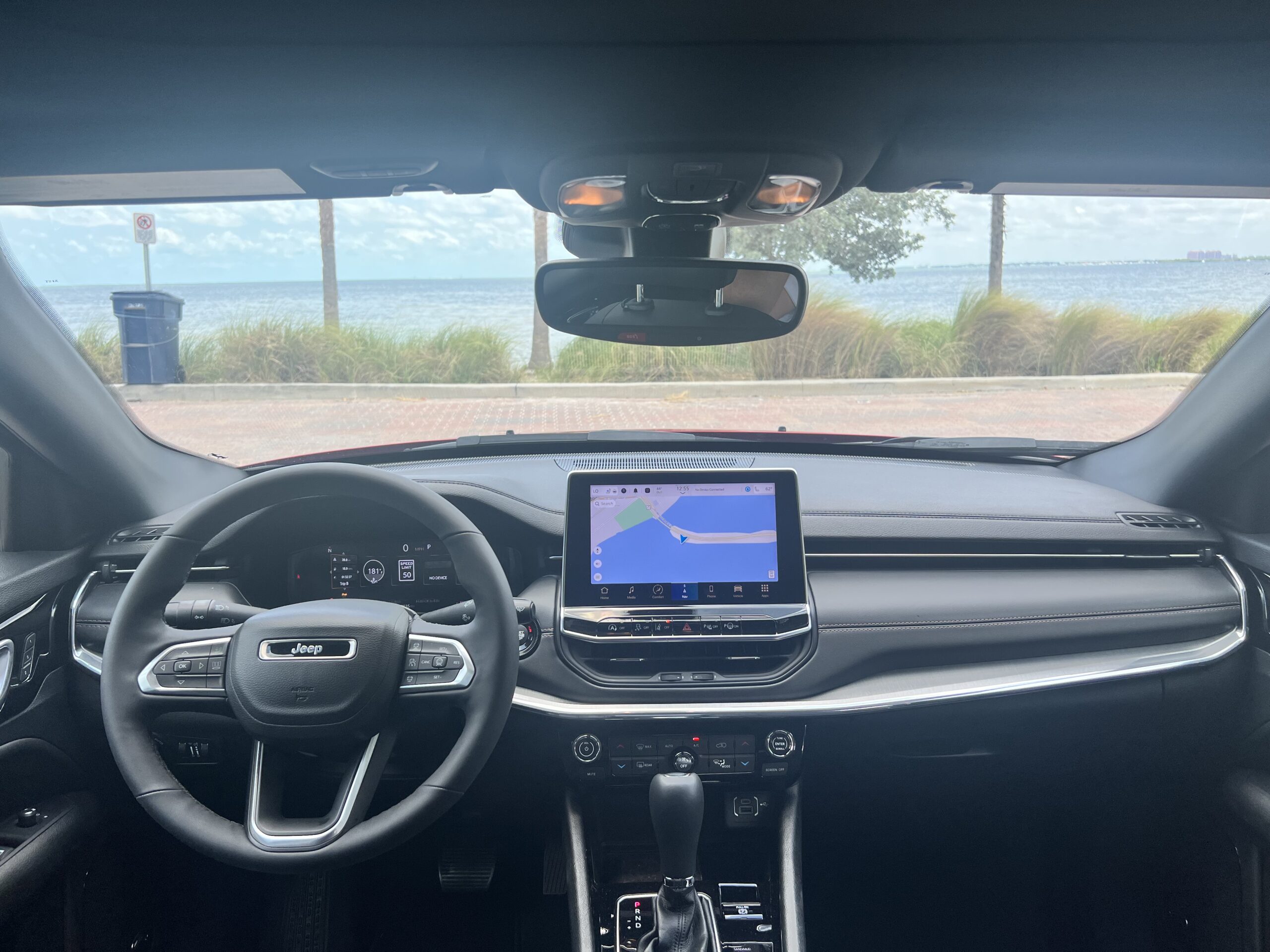 The Front Cabin In The Jeep Compass