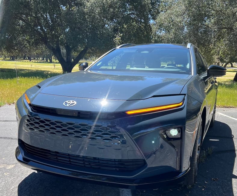 The Front End Of The 2025 Toyota Crown Signia