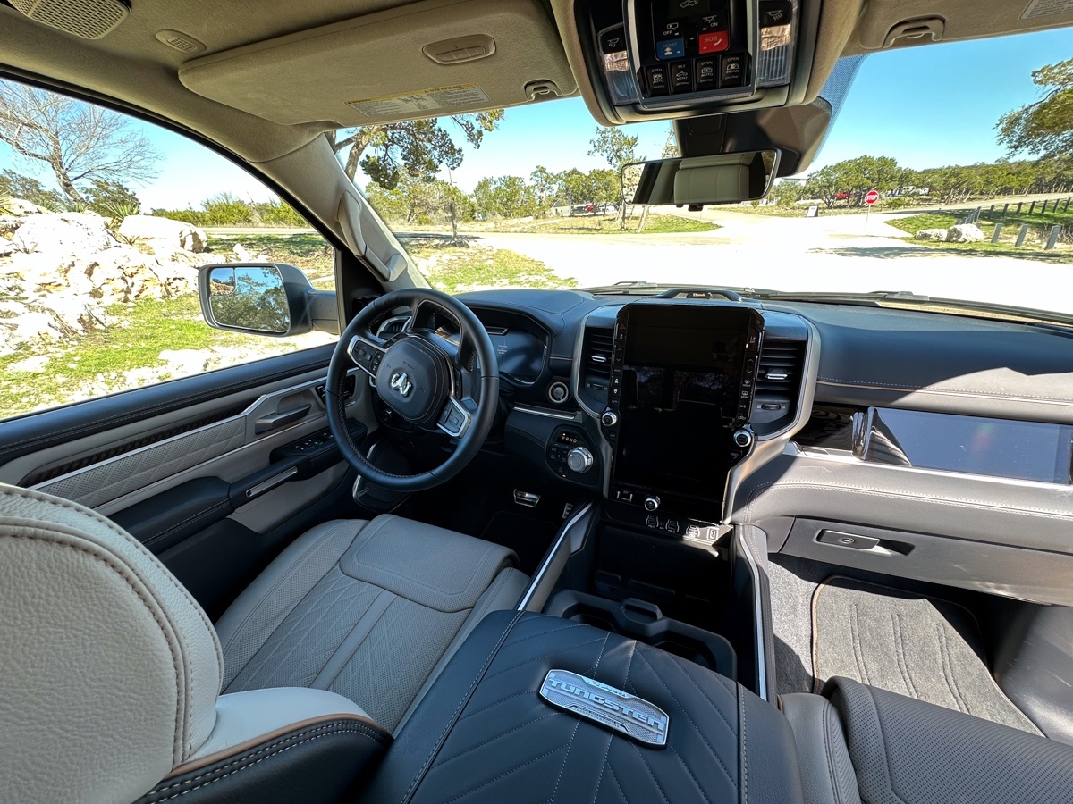 The Front Seat In The 2025 Ram 1500