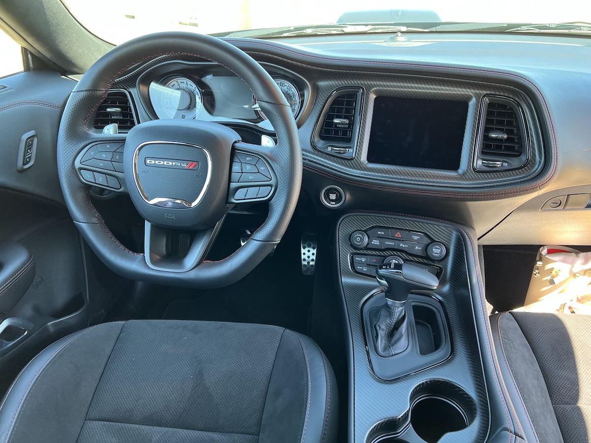 The Interior Of The Dodge Challenger Shakedown