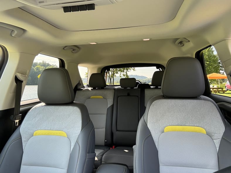 The Interior Of The 2025 Ford Bronco Sport