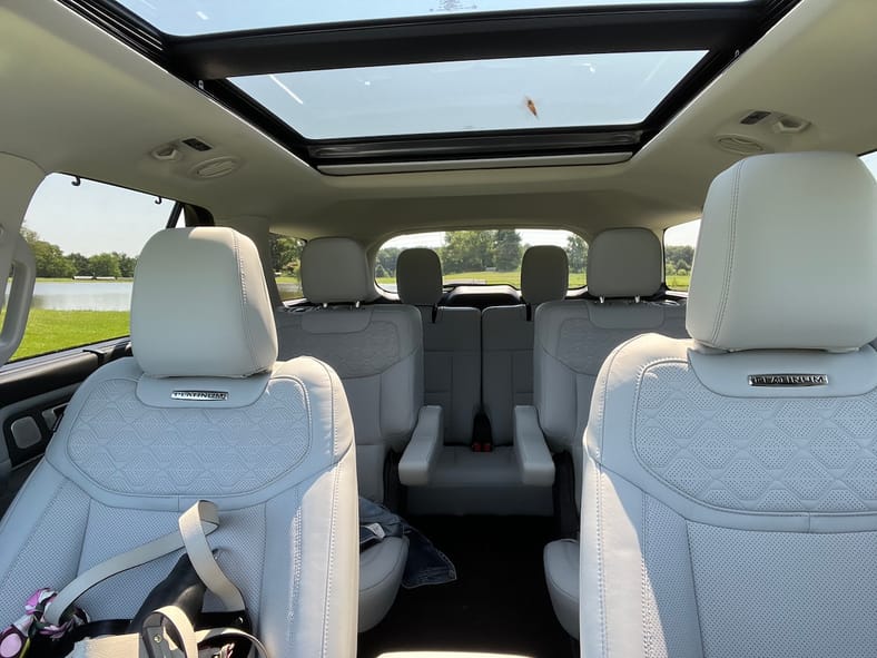 The Interior Of The 2025 Ford Explorer