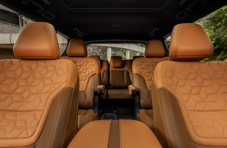 The Interior Of The 2025 Nissan Armada Platinum Reserve