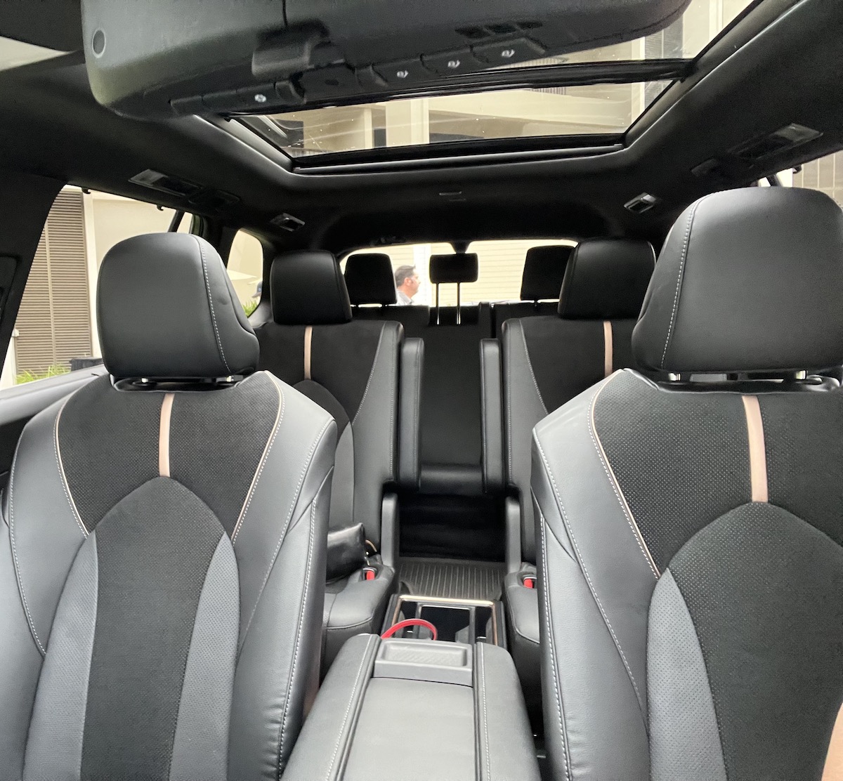 The Interior Of The Hybrid Max Platinum Edition With Captains Chairs