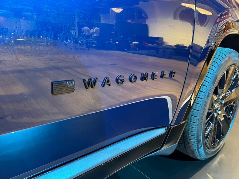 The Jeep Wagoneer Badge