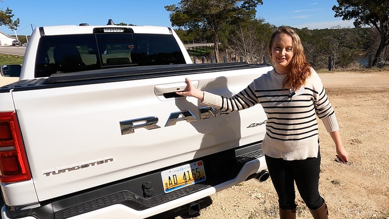 The Power Liftgate In The 2025 Ram 1500 Is Easy To Open And Close