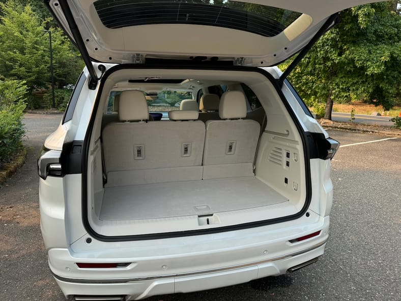 The Rear Cargo Area In The 2025 Buick Enclave