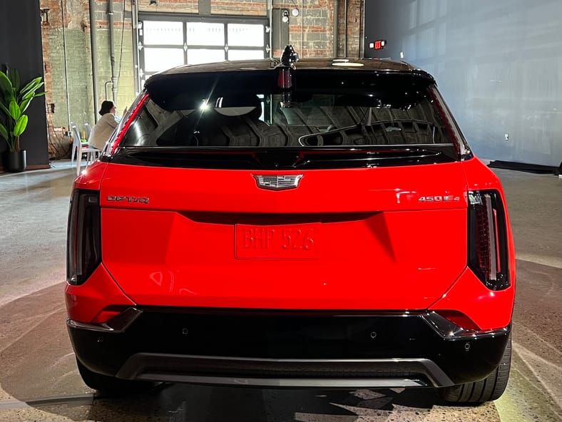 The Rear End Of The 2025 Cadillac Optiq