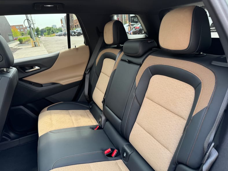 The Rear Seat In The 2025 Chevrolet Equinox