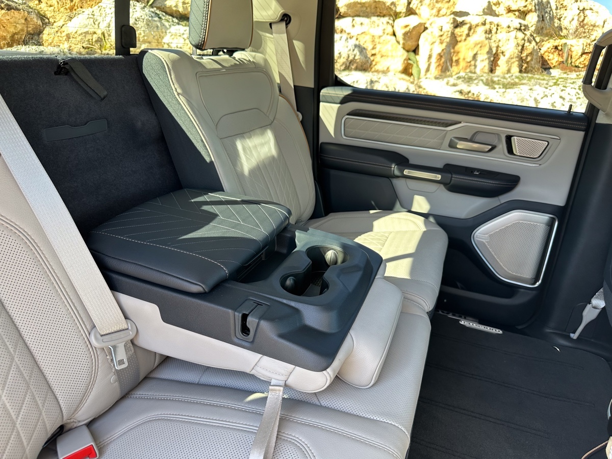 The Rear Seat In The 2025 Ram 1500 Is Quite Luxe