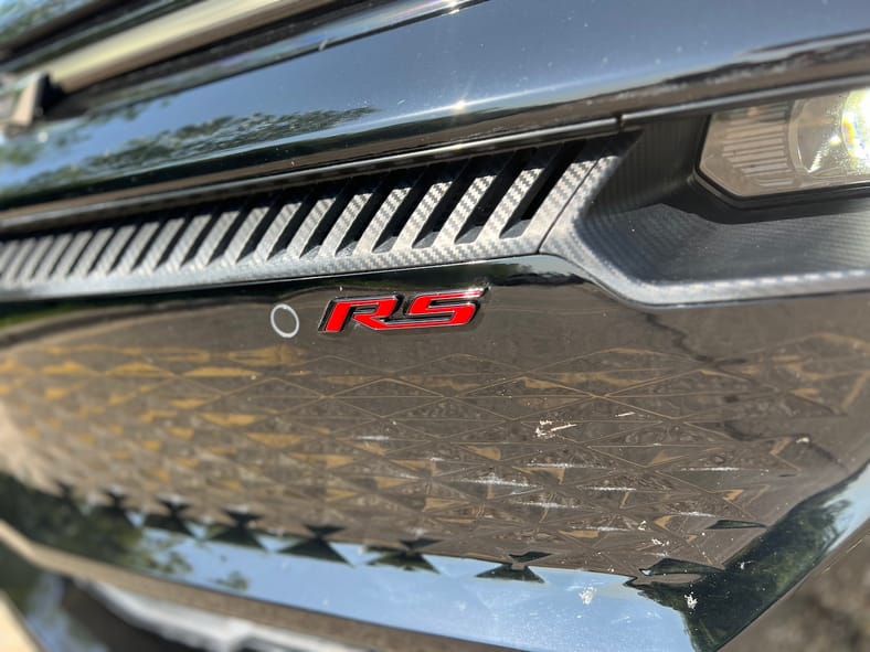 The Rs Badge On The Chevrolet Equinox Ev