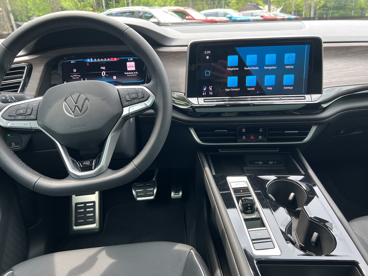 The View From The Drivers Seat In The 2024 Vw Atlas